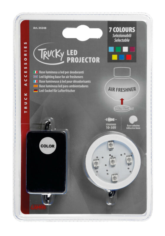Trucky Led, base luminosa a led, 12/24V - 7 colori - immagine 3