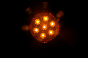 Loki-Led, luce ingombro 14 Led, doppia funzione, 12/24V - Rosso/Arancio - immagine 3