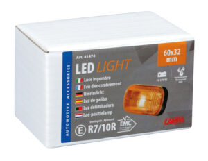 Luce ingombro a 4 Led, montaggio in superficie, 10/30V - Arancio - immagine 3
