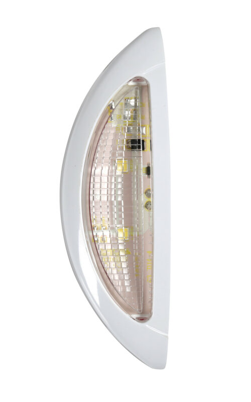 Luce supplementare a 4 Led bianco/rosso, 9/32V - Scocca bianco - immagine 3