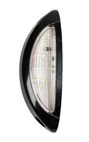 Luce supplementare a 4 Led bianco/rosso, 9/32V - Scocca nero - immagine 3