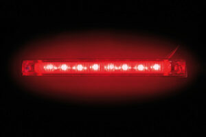 Luce ingombro a 8 led, 12/24V - Rosso - immagine 4