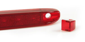 Luce ingombro a 8 led, 12/24V - Rosso - immagine 2