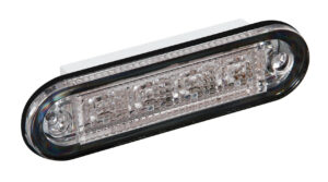 Luce a 4 led, montaggio ad incasso, 12/24V - Bianco