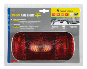 Europa, fanale posteriore 6 funzioni 12V - Sinistro - immagine 3