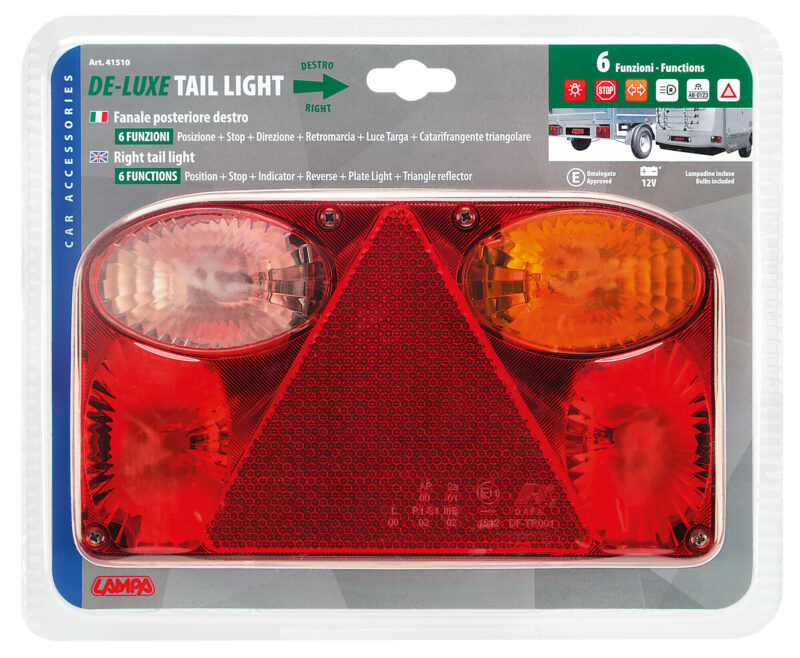 Deluxe, fanale posteriore 6 funzioni 12V - Destro - immagine 5