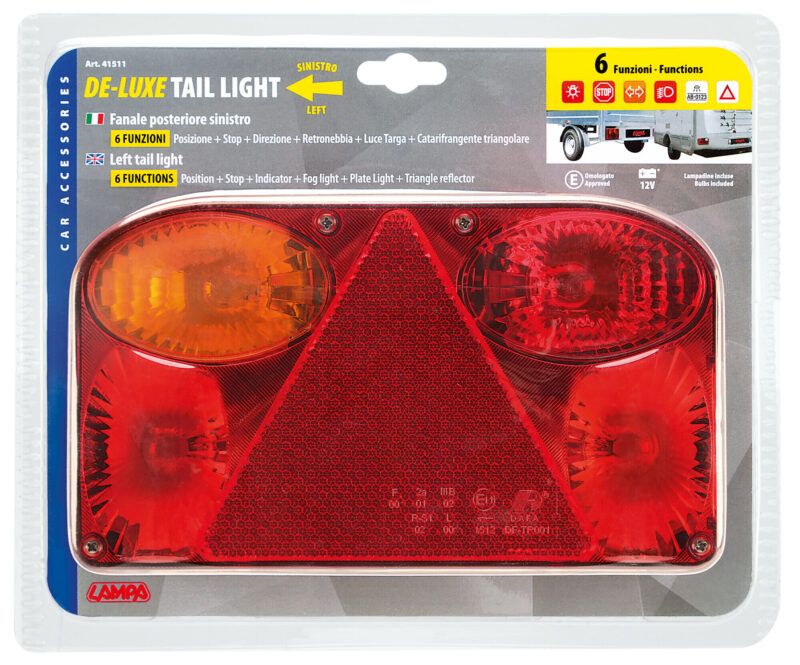 Deluxe, fanale posteriore 6 funzioni 12V - Sinistro - immagine 5
