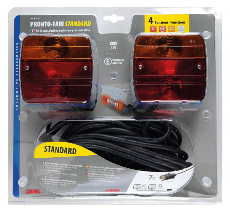 Pronto-Fari, kit di segnalazione posteriore, 12V - immagine 3