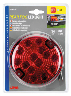Fanale rotondo retronebbia Led, 12/24V - immagine 5