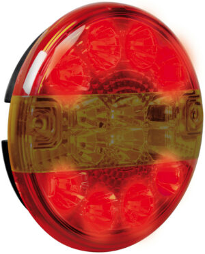 Fanale rotondo posteriore Led 3 funzioni, 12/24V - immagine 3