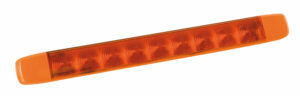 Illumi, luce ingombro a 9 Led, montaggio in superficie, 12/24V - Arancio - 1 funzione