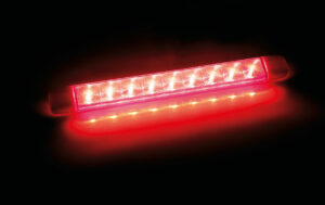 Illumi, luce ingombro a 9 Led, montaggio in superficie, 12/24V - Rosso - 1 funzione - immagine 3