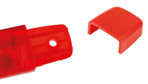 Illumi, luce ingombro a 9 Led, montaggio in superficie, 12/24V - Rosso - 1 funzione - immagine 2