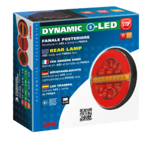 Dynamic O-Led, Fanale posteriore, 3 funzioni, 12/24V - Destro - immagine 4