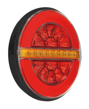 Dynamic O-Led, Fanale retronebbia, 3 funzioni, 12/24V - Sinistro