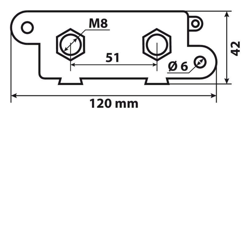 Porta fusibile tipo ANL con coperchio - immagine 5