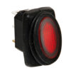Micro interruttore impermeabile con spia a Led - 12/24V - Rosso