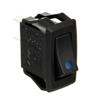 Micro interruttore con spia a Led - 12/24V - Blu