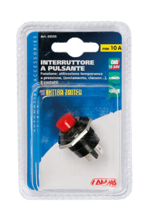Interruttore a pulsante - 12/24V - 10A - immagine 3
