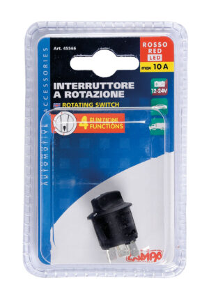 Interruttore a rotazione - 12/24V - 10A - immagine 5