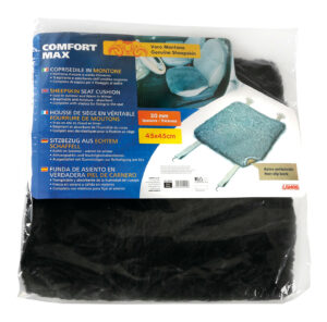 Comfort Max, coprisedile in montone - Nero - immagine 2