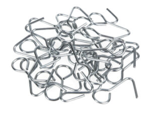 Set gancetti metallo per fodere/schienali - 30 pz - immagine 2