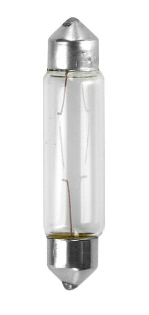 24V Lampada siluro - 11x43 mm - 18W - SV8,5-8 - 2 pz  - D/Blister