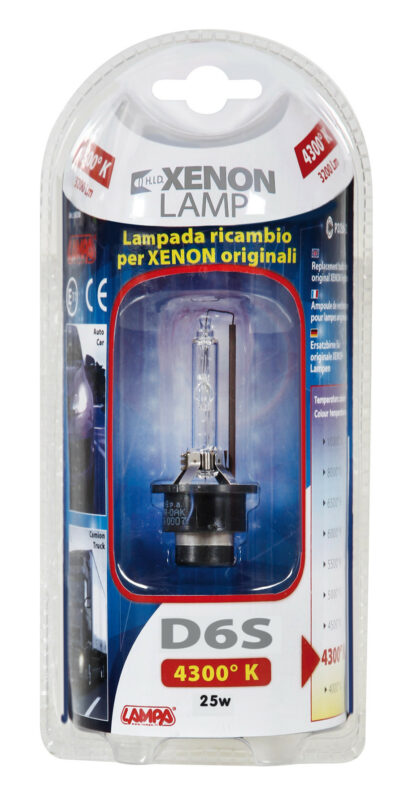 Lampada HID Xenon 4.300°K - D6S - 25W - P32d-1 - 1 pz - D/Blister - immagine 4