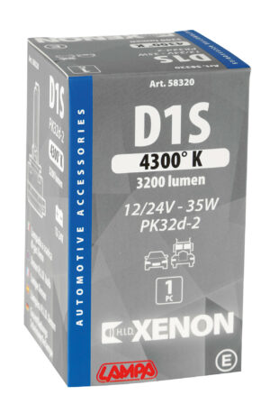 Lampada HID Xenon 4.300°K - D1S - 35W - PK32d-2 - 1 pz - Scatola - immagine 4