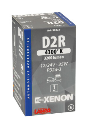 Lampada HID Xenon 4.300°K - D2R - 35W - P32d-3 - 1 pz - Scatola - immagine 4