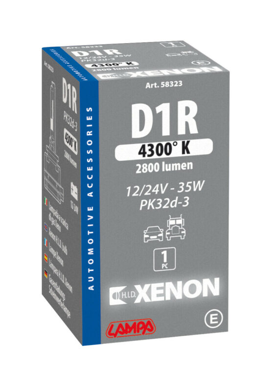 Lampada HID Xenon 4.300°K - D1R - 35W - PK32d-3 - 1 pz - Scatola - immagine 4
