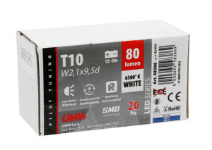 Led series - 5 Led SMD - 20 pz  - Scatola - Bianco - Doppia polarità - Resistenza incorporata - immagine 4