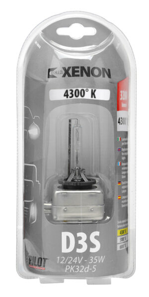 Lampada HID Xenon 4.300°K - D3S - 35W - PK32d-5 - 1 pz - D/Blister - immagine 4