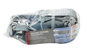 Nastro tensore con cricchetto - Gancio sponda - 8,5 m - immagine 3