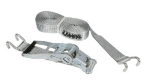 Nastro tensore con cricchetto - Gancio sponda - 8,5 m