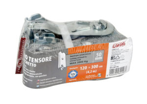 Nastro tensore con cricchetto - Gancio per carichi interni - 1,2+3 m - immagine 3