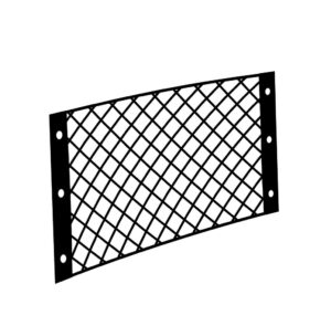 Net-System-8, tasca a rete elasticizzata con telaio - 24x18 cm - immagine 5