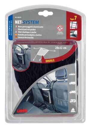 Net-System-7, tasca a rete elasticizzata - 28x32 cm - immagine 5