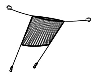 Net-System-7, tasca a rete elasticizzata - 28x32 cm - immagine 4