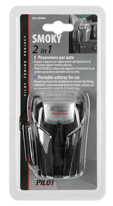 Smoky 2 in 1, mini posacenere portatile - immagine 4