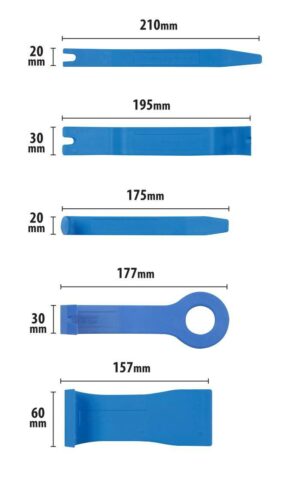 Remover set 5 pz, utensili professionali - immagine 3