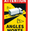 Contrassegno magnetico angoli morti, 1 pz - Camion