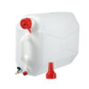 Tanica in polietilene con rubinetto in metallo - 15 L - Orizzontale