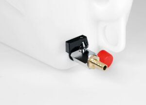 Tanica in polietilene con rubinetto in metallo - 20 L - Orizzontale - immagine 2