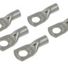 Set 5 pz capicorda da graffare in rame stagnato - sezione 16 mm² - foro 8 mm