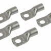 Set 5 pz capicorda da graffare in rame stagnato - sezione 50 mm² - foro 10 mm