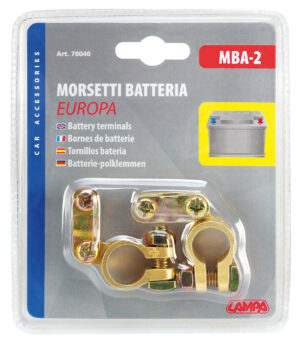Coppia morsetti batteria modello Europa - immagine 2