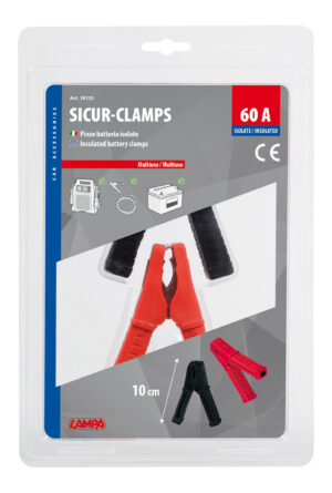 Sicur-Clamp pinze batteria isolate - 10 cm - 60A - immagine 2