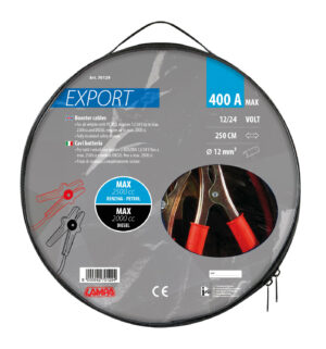 Cavi batteria Export 12/24V - 250 cm - 400 A - 12 mm² - immagine 2