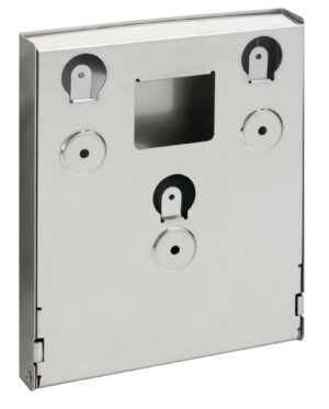 Dispenser in acciaio inox con serratura per guanti monouso - immagine 4